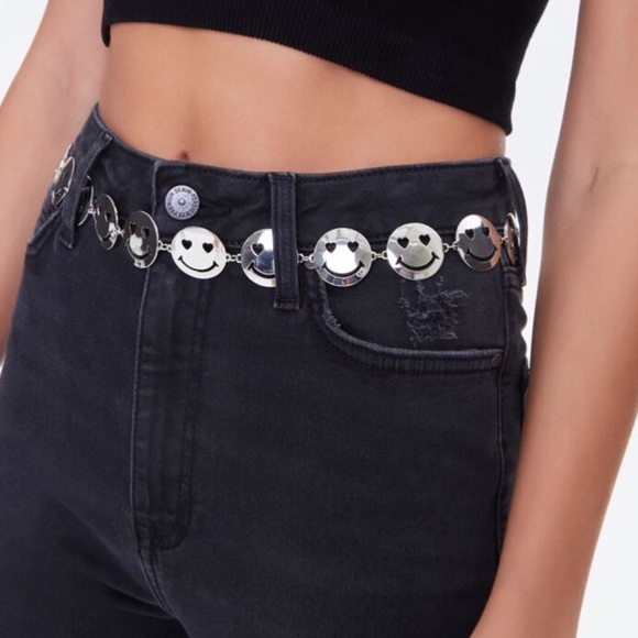 NEW| Women’s y2k Streetwear Heart Eyes Hip Belt - Picture 1 of 3